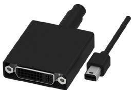 ADAM TECH-CA-MINIDP-DVIM-3FT Audio/Video Kabelsortiment Cable Assembly Video 0.91m Mini Display Port to DVI-D 50 to 24 POS PL-PL