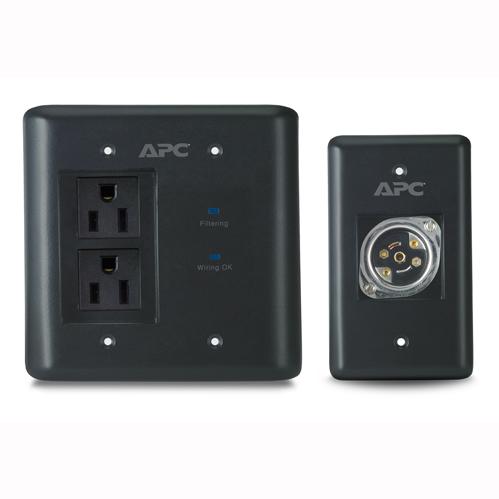 American Power Conversion-INWALLKIT-BLK Steckverbinderzubehör AV BLACK IN-WALL POWER FILTER AND CONNECTION KIT