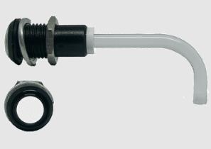 Bivar-RHD-0700-3000-F9P67PR Tubi luminosi a LED LED Light Pipe Round Right Angle Clear Rigid Bag