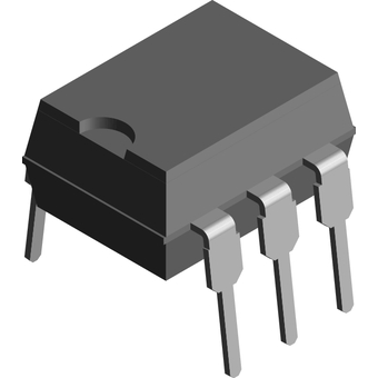 Vishay-IL252-X007T 晶体管和光伏输出光电耦合器 Optocoupler AC-IN 1-CH Transistor With Base DC-OUT 6-Pin DIP SMD T/R