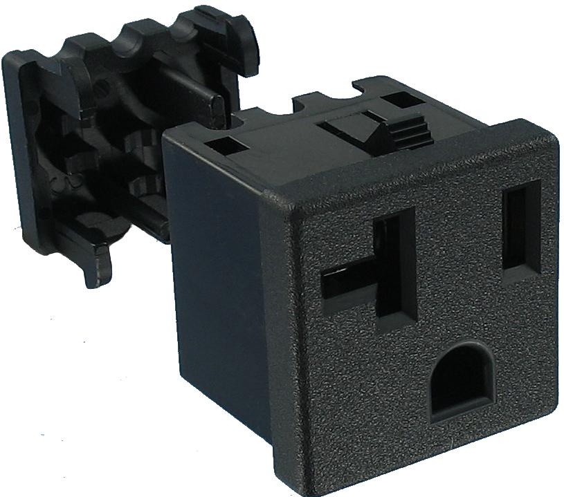 Qualtek Electronics-739W-X2/20 SNAP-IN Steckverbinder Conn Power F 3 POS IDT ST Panel Mount 3 Terminal 1 Port Bulk