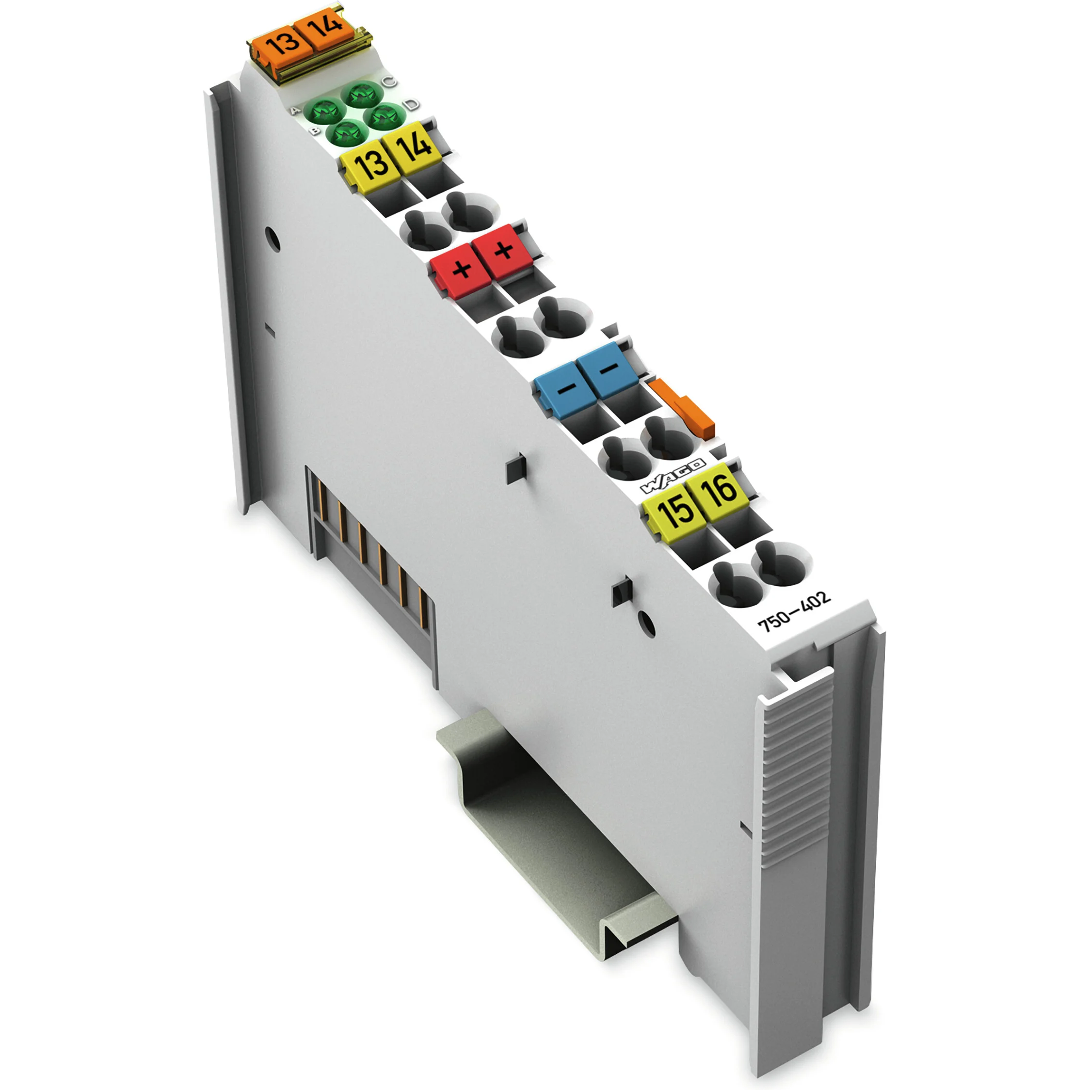 WAGO-750-402 Productos, misceláneos 4-CHANNEL DIGITAL INPUT MODULE DC 24 V 30 ms