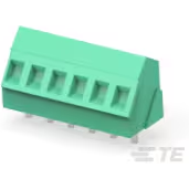 TE Connectivity-282847-6 Steckverbinder, Klemmenblöcke Conn Eurostyle Block M 6 POS 5.08mm Solder Thru-Hole 17.5A/Contact