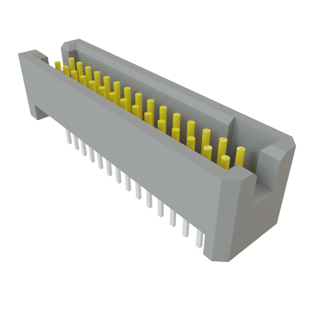 Samtec-TFM-115-03-S-D Cabezales del conector y receptáculos PCB Conn Shrouded Header (4 Sides) HDR 30 POS 1.27mm Solder ST Top Entry Thru-Hole TIGER EYE™ Tube