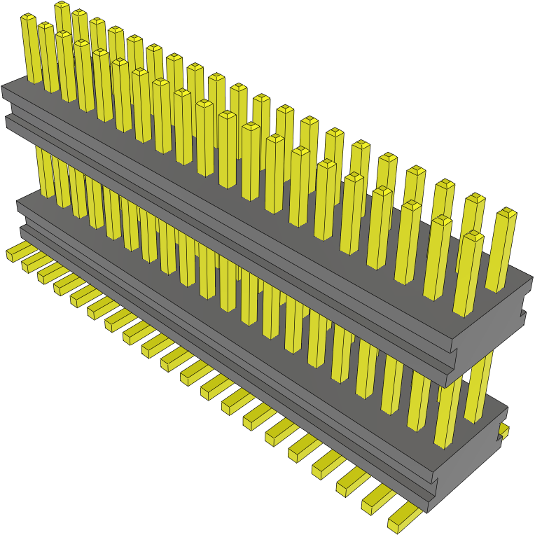 Samtec-AW-20-03-G-D-224-081-A Steckverbinderleisten und Leiterplattenbuchsen Conn Board Stacker HDR 40 POS 0.8mm Solder ST SMD Tube