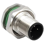 Conn M12 Circular PIN 4 POS Solder ST Thru-Hole 4 Terminal 1 Port Buccaneer Bulk