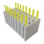 Conn Bottom Mount Socket Strip SKT 16 POS 2.54mm Solder ST Bottom Entry Thru-Hole Bulk