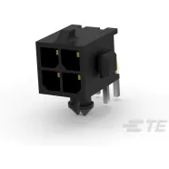 TE Connectivity-3-794620-4 Connector Headers and PCB Receptacles Conn Wire to Board HDR 4Power POS 3mm Solder RA Side Entry Thru-Hole Tray