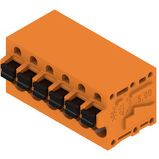 Weidmuller-1331740000 连接器接线板 Conn PCB Terminal Block 6 POS 5mm Solder RA Thru-Hole 20A Box