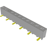 Conn Socket Strip SKT 11 POS 2mm Solder ST Top Entry SMD TIGER EYE™ Tube