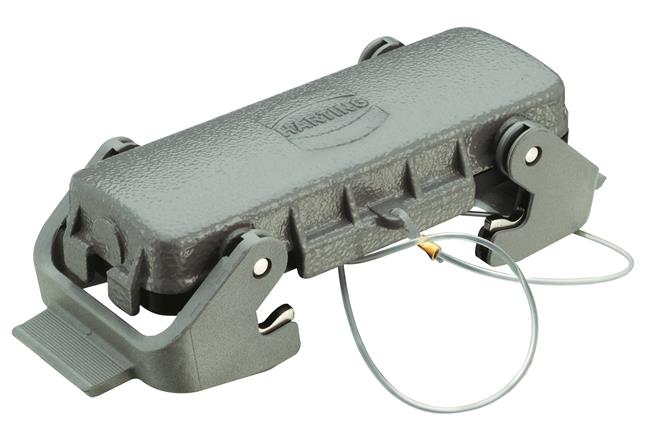 HARTING-9300245422 Accessoires de raccordement Connector Accessories Cover Metal Dust Gray