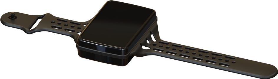 Serpac Electronic Enclosures-BW67DBKCSNG Black Polycarbonate Wrist Enclosure with Neon Green Band <h4><strong>CALIFORNIA PROPOSITION</strong> ⚠️<strong>65 WARNING</strong>⚠️</h4>