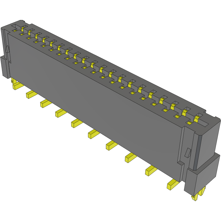 Samtec-FC1-20-L1-T-LC Raccordement FCC-FPC Conn FFC/FPC Connector SKT 20 POS 1mm Solder ST SMD Tube