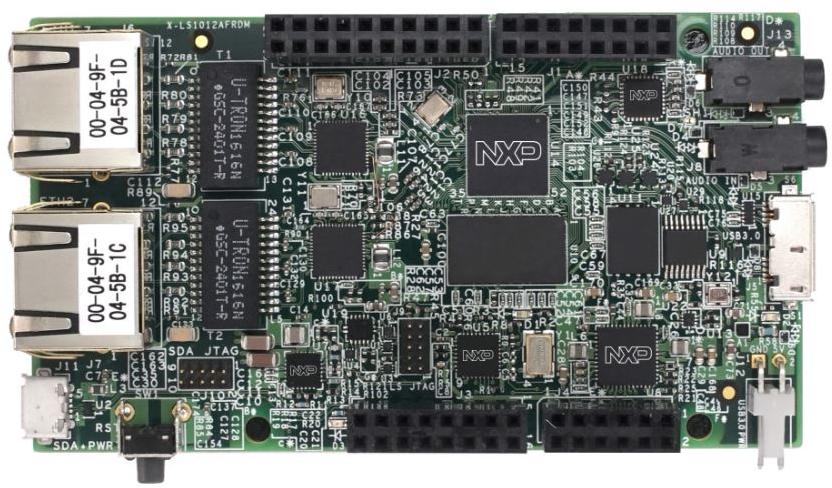 NXP Semiconductors-FRDM-LS1012A-PA Eingebettete Systementwicklungsboards und -kits LS1012ASE7HKA Microcontroller Development Board 800MHz CPU 512KB RAM 64MB SPI NOR Flash Linux