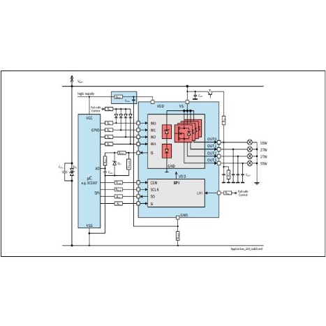 Infineon Technologies AG-BTS712204ESAXUMA1 电流限幅开关 Current Limit SW 4-IN 4-OUT to 5A 24-Pin TSDSO EP T/R Automotive AEC-Q100