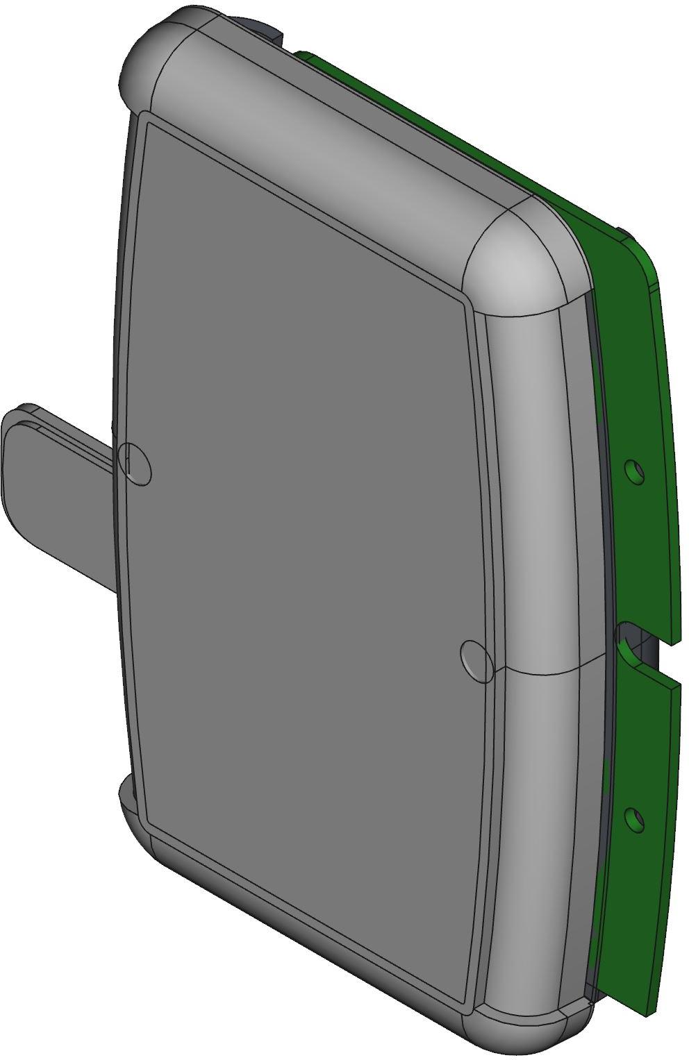 Hammond Manufacturing-1553BGY Kästen, Gehäuse und Gestelle Light Gray Acrylonitrile Butadiene Styrene Soft Sided Hand Held Enclosure