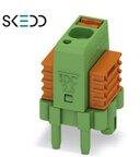 PHOENIX CONTACT-1864024 Steckverbinder, Klemmenblöcke Conn PC Terminal Block 1 POS Solder ST Thru-Hole 12A