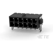 TE Connectivity-4-794677-2 Steckverbinderleisten und Leiterplattenbuchsen Conn Wire to Board HDR 12Power POS 3mm Solder RA Side Entry Thru-Hole Tray