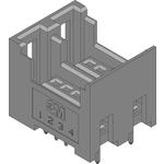Conn Wire to Board SKT 8 POS 2mm Solder ST Thru-Hole Box