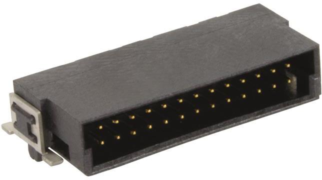 HARTING-15150642601000 Steckverbinderleisten und Leiterplattenbuchsen Conn Shrouded Header M 64 POS 1.27mm Solder RA SMD har-flex® Reel