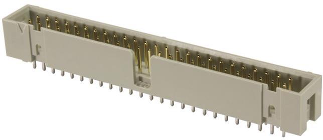 HARTING-9185346324 Steckverbinderleisten und Leiterplattenbuchsen Conn Shrouded Header (4 Sides) HDR 34 POS 2.54mm Solder ST Top Entry Thru-Hole