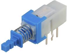ALPS ALPINE CO., LTD-SPUN192800 Druckknopfschalter Switch Push Button N.O./N.C. DPDT Plunger 1A 30VDC Latching PC Pins Thru-Hole Bulk
