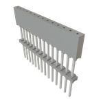 Conn Elevated Socket SKT 14 POS 2mm Solder ST Top Entry Thru-Hole Layer