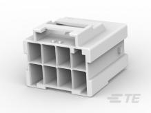 TE Connectivity-1-1971774-4 Einzeladersteckverbinder, Gehäuse Conn Housing RCP 8 POS 6mm Crimp ST Cable Mount Natural Carton