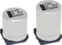 Panasonic-EEH-ZU1V331P Capacitor de polímero de aluminio Cap Aluminum Polymer Hybrid 330uF 35VDC 20%( 10 X 12.5mm) SMD 0.011 Ohm 4.8A 4000h 135°C T/R Automotive AEC-Q200