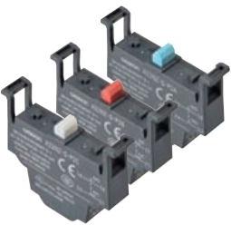 Omron-A22NZ-S-P2A Bloques de contacto Contact Blocks N.O. DPST Push-In 10A 440VAC 240VDC