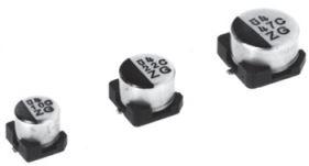 Nichicon-UZG1V100MCL1GB Kondensator, Aluminium Cap Aluminum Lytic 10uF 35V 20% (5 X 3.9mm) SMD 0.022A 1000h 105°C T/R Automotive AEC-Q200