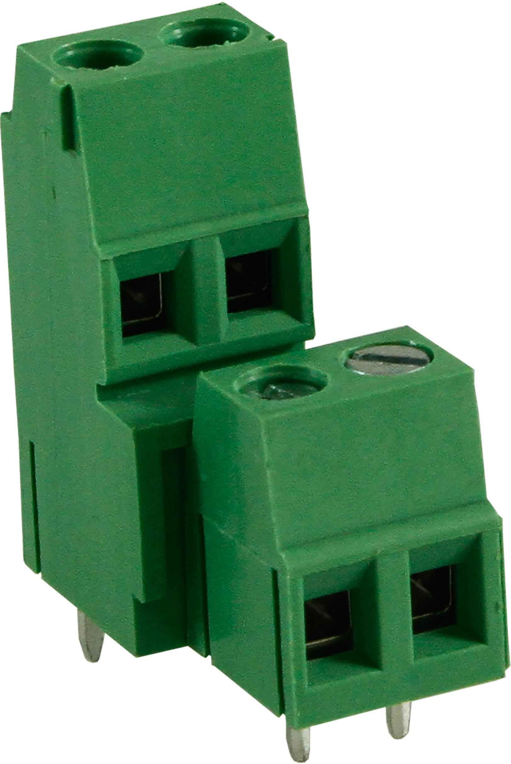 CamdenBoss Ltd-CTBDD2VG/2 Bloques terminales del conector Conn Terminal Block 4 POS 5mm Solder ST Thru-Hole 10A