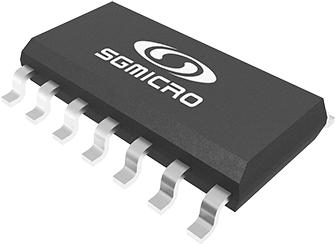 SG Micro Corp-SGM8538YS14G/TR Operationsverstärker Op Amp Quad GP R-R O/P 5.5V 14-Pin SOIC T/R