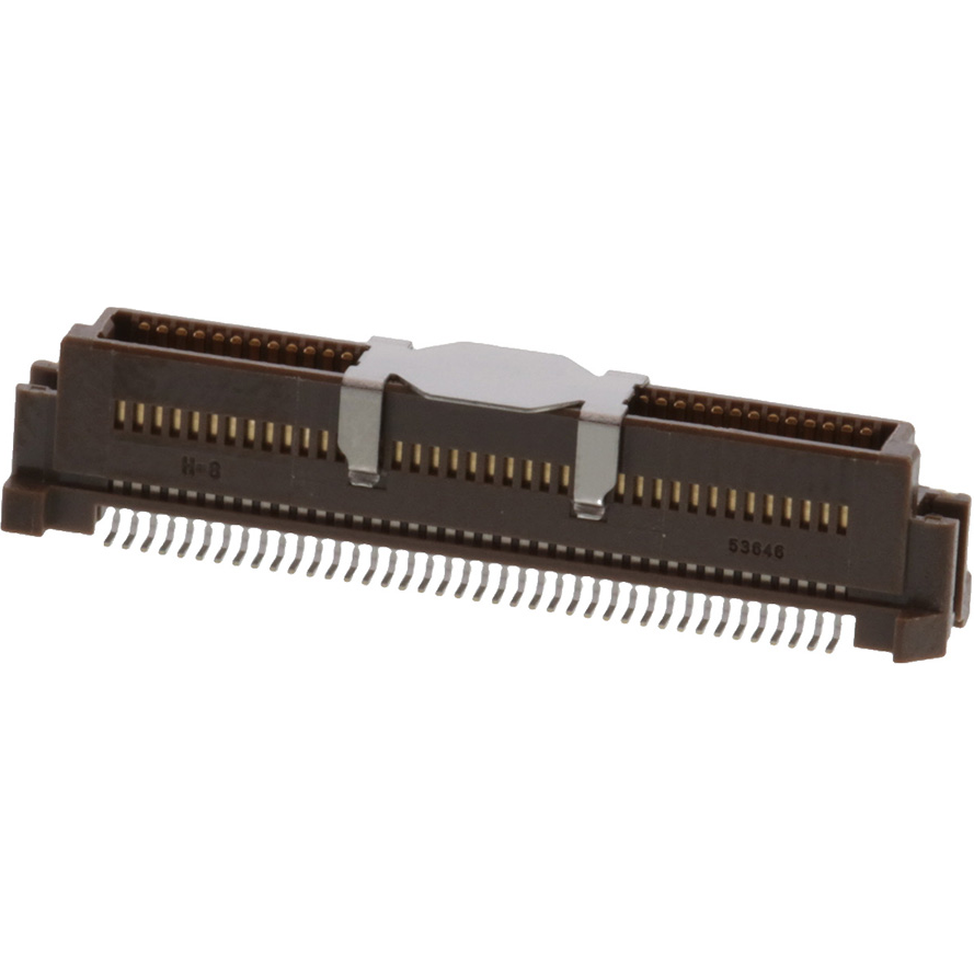 Molex-53647-0874 Embases de raccordement et réceptacles PCB Conn Board to Board HDR 80 POS 0.635mm Solder ST SMD SlimStack T/R