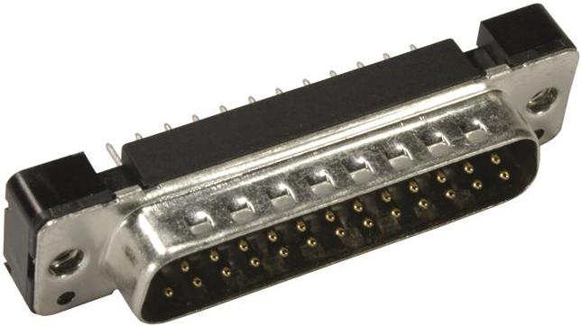 HARTING-09661217701 Connettore D-subminiatura Conn D-Sub M 9 POS 1.37mm Solder ST Thru-Hole 9 Terminal 1 Port