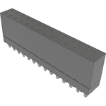 Conn Elevated Socket SKT 28 POS 2.54mm Solder ST Top Entry Thru-Hole Tube