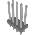 Conn Unshrouded Header HDR 8 POS 2mm Solder ST Top Entry Thru-Hole Bulk