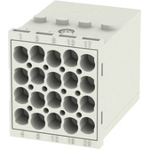 Weidmueller GmbH & Co. KG-HDC MHE 20 MC Connector Discrete Wire Housing Conn Housing PL 20 POS Crimp ST Cable Mount