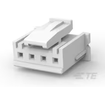 TE Connectivity-1969442-4 Gaine de câblage de raccordement discret Conn Housing PL 4 POS 2.5mm Crimp ST Cable Mount Natural Bag