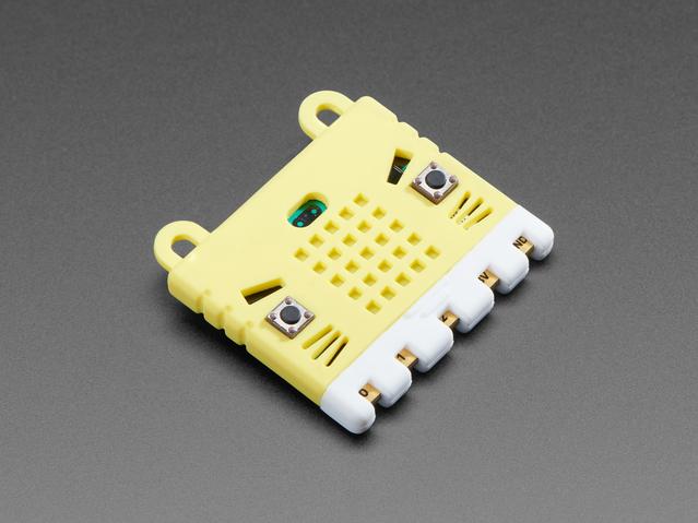 Adafruit Industries-3772 Boîtes, boîtiers et supports Yellow Rubber KittenBot Silicone Sleeve for Micro Bit