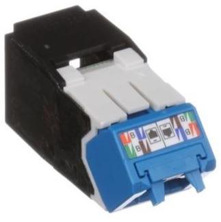 Panduit-CJUD6X88TGBL Connettore telefono e telecomunicazione Conn RJ-45 F 8 POS IDT Cable Mount 8 Terminal 1 Port Mini-Com® Cat 6a Carton