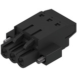 Weidmuller-1844230000 Blocs de raccordement de terminaux Conn Plug-in Terminal Block SKT 3 POS 5.08mm Screw ST Cable Mount 17A Box