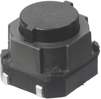 Panasonic-EVQ-Q1E06K Interruttore tattile Switch Tactile N.O. SPST Round Button J-Lead 0.05A 12VDC 5N SMD T/R