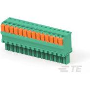 TE Connectivity-1-1986692-4 Steckverbinder, Klemmenblöcke Conn Terminal Block F 14 POS 3.5mm Push-In Spring ST Cable Mount 11A/Contact Box
