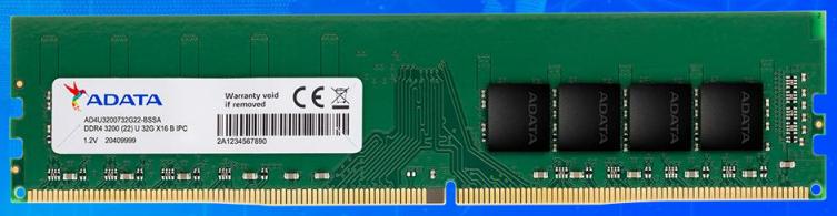 ADATA Technology Co., Ltd-AD4U3200316G22-BSSC Memory Modules DRAM Module DDR4 SDRAM 16Gbyte 288UDIMM Bulk