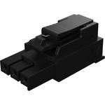 Conn Housing RCP 3 POS 3.5mm Crimp ST Cable Mount Black Ultra-Fit Bag