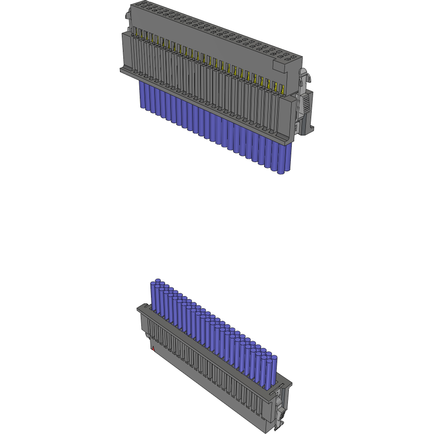 Samtec-SFSD-25-28-G-08.00-DR-NDS Andere Kabelbaugruppen Cable Assembly Discrete Wire 28AWG Socket Strip to Socket Strip 50 to 50 POS SKT-SKT Crimp-Crimp TIGER EYE™ Layer