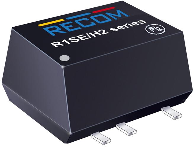RECOM Power-R1SE-0512/H2-R 直流-直流转换器和开关式调节器模块 Module DC-DC 5VIN 1-OUT 12V 0.084A 1W 5-Pin SMD Module T/R