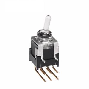 NKK Switches-B12JJHD Kippschalter Switch Toggle ON None ON SPDT Lighted Lever PC Pins 0.1A 28VAC 28VDC 0.4VA PC Mount with Bracket