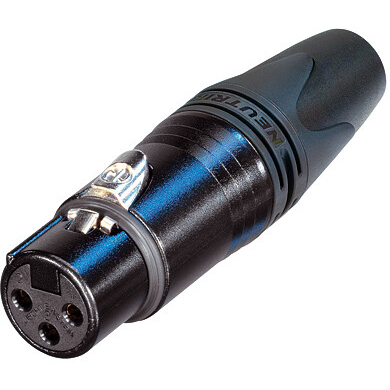 Neutrik Group-NC3FXX-14-BAG-D Steckverbinder für Audio und Video Conn XLR Connector F 3 POS Solder ST Cable Mount 3 Terminal 1 Port Bag
